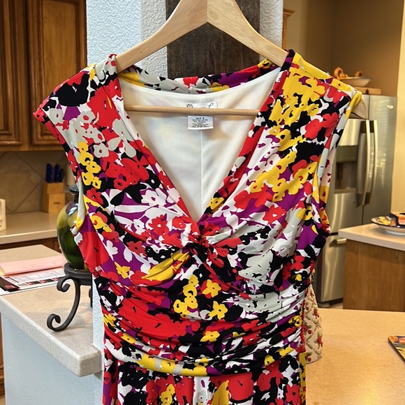 Maggot L woman’s floral cinched waist midi dress - Picture 4 of 16